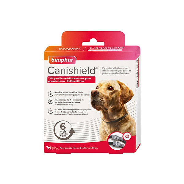 CANISHIELD® 1,04 g pour grands chiens - 2 colliers