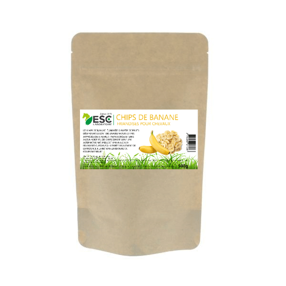 ESC Laboratoire Equigood Friandises Chips de banane - 500g