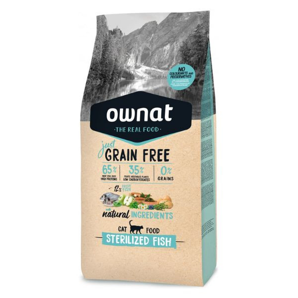 Ownat Just Grain Free Cat Sterilized Fish