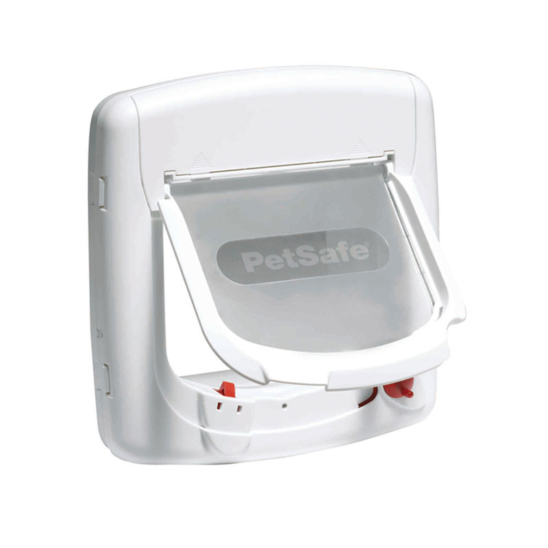 PetSafe 400SGIFD - Chatière Magnétique 4 Positions - Blanc