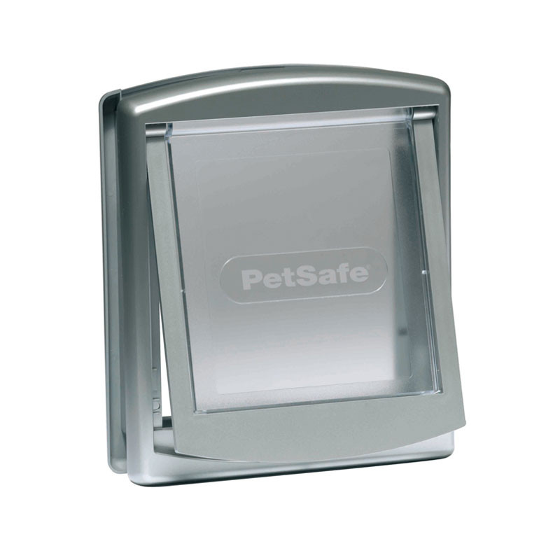 PetSafe - Porte 2 Positions pour Chien - Gris