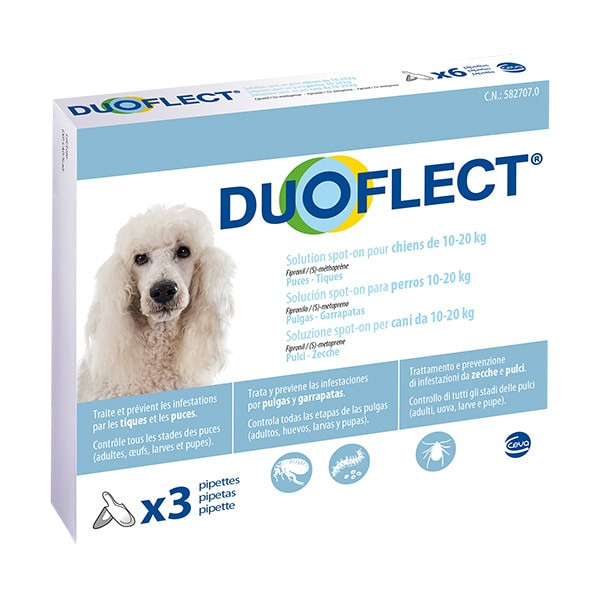 Duoflect Chien 10-20 kg - 3 pipettes