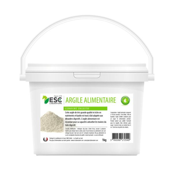 ESC Laboratoire Argile alimentaire - 1kg