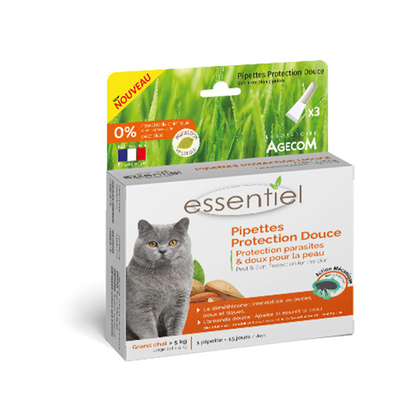 Essentiel Protection Douce - Grand Chat (3 pipettes)