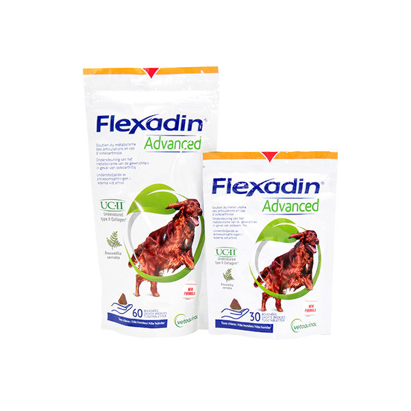 Flexadin Advanced 30 ou 60 bouchées - soulage l'arthrose chez le