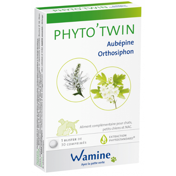  Wamine Phyto'Twin Aubépine-Orthosiphon - 30 cps