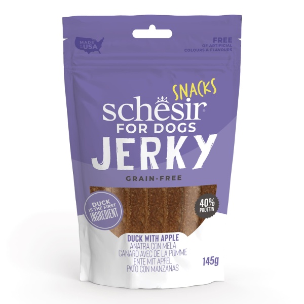 Schesir Snack Jerky Chien Canard & Pomme