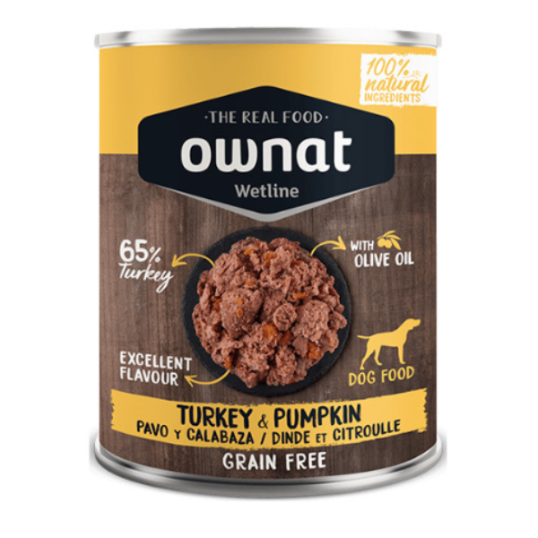 Ownat Wetline Dog Dinde & Citrouille 