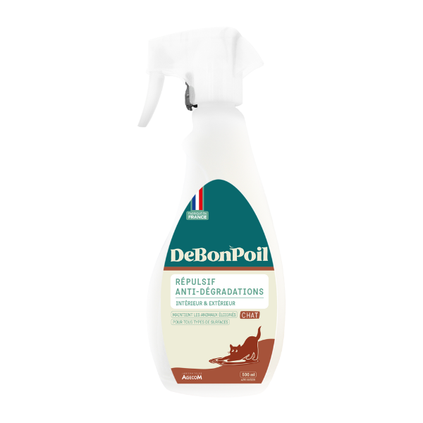 DeBonPoil Spray répulsif Chat - 500 ml
