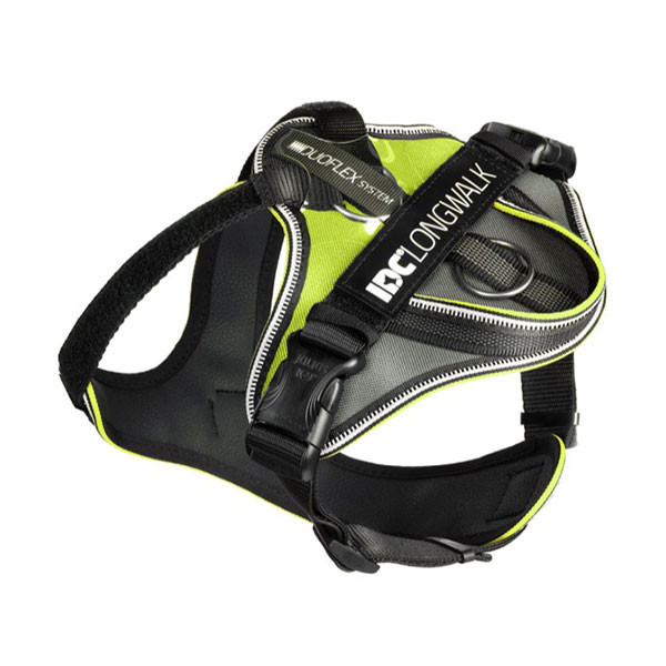 Harnais Julius K9 IDC Longwalk Jaune Fluo - SMALL