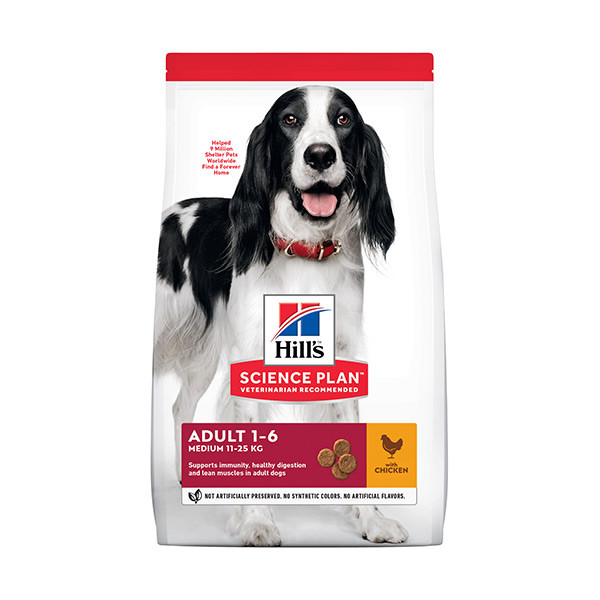 Hill's Science Plan Canine Adult Medium Poulet