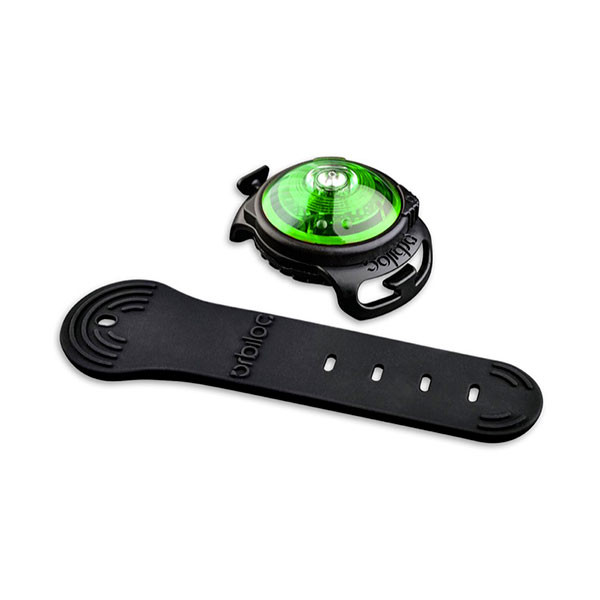 Orbiloc Lampe LED Dog Dual Safety Light - Verte
