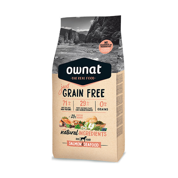 Ownat Just Grain Free Adulte Saumon Sans Céréales