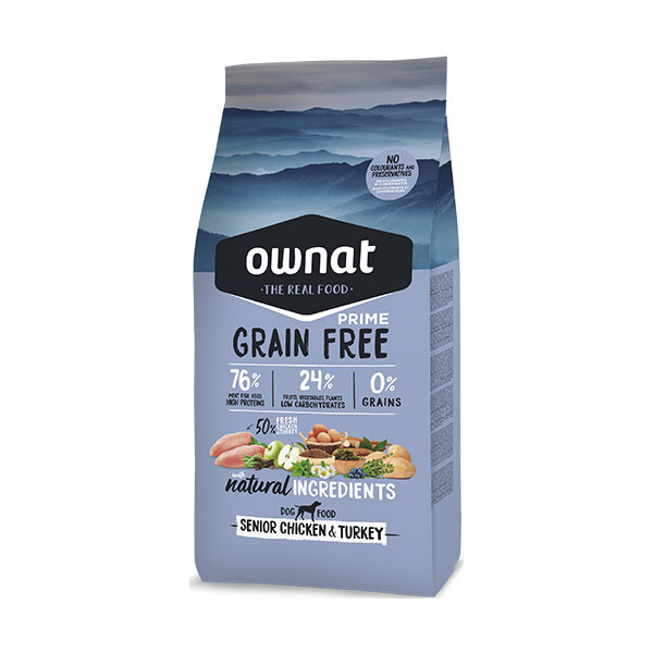 Ownat Prime Senior Sans Céréales - 3 kg
