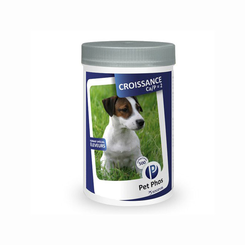 Pet Phos Croissance Canin - Ca/P=2 - 500 cps