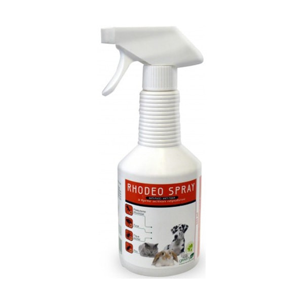 Greenvet RHODEO Spray Anti-Puces Anti-Tiques - 500 ml