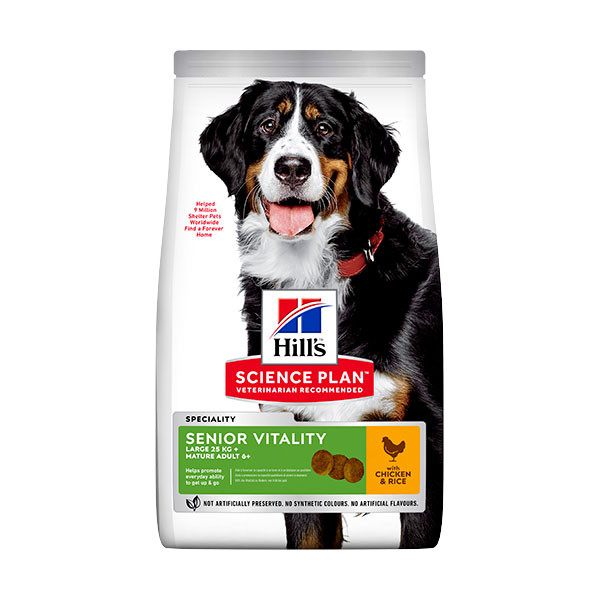 Hill's Science Plan Canine Adult 6+ Senior Vitality Large Breed - 14 kg