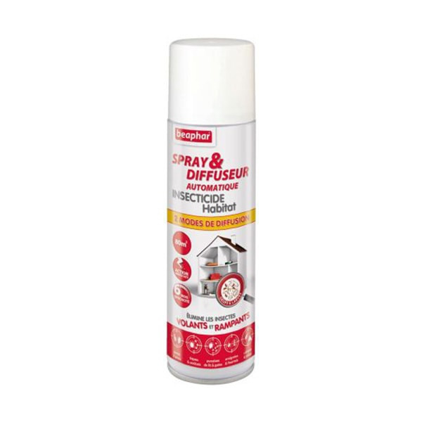 Beaphar Spray & Diffuseur Automatique Insecticide Habitat
