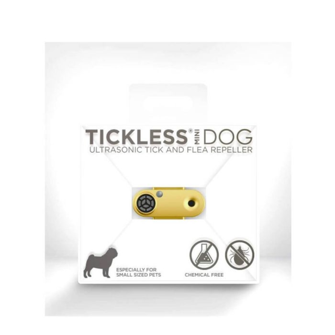 Tickless Mini Dog Rechargeable - Jaune