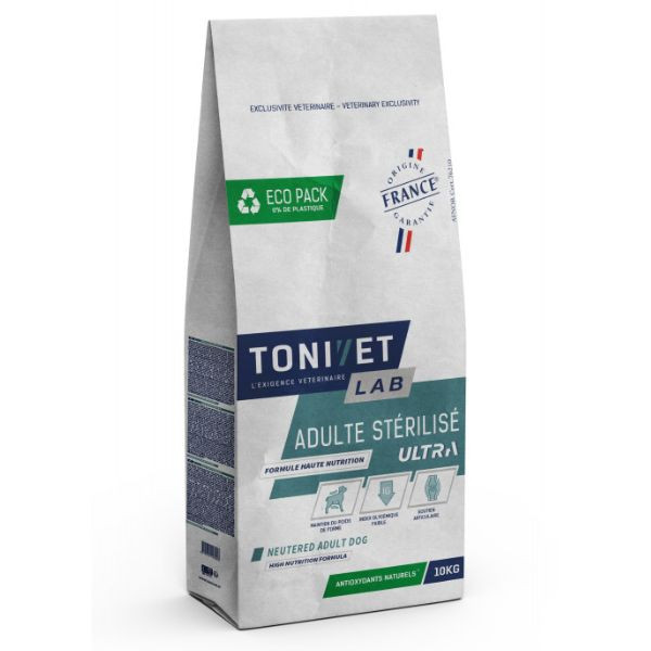 Tonivet Lab Ultra Chien Adulte Stérilisé