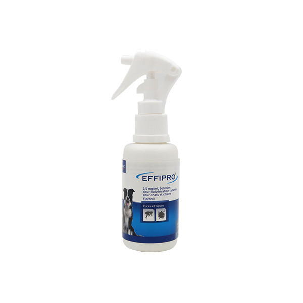 Effipro Spray Anti-Puces Anti-Tiques - 100 ml
