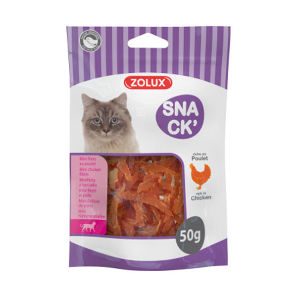  Zolux Snack Mini Filets au Poulet - 50 g