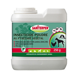Saniterpen Poudre Insecticide au Pyrèthre Végétal - 250 gr