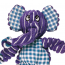 KONG Floppy Knots Elephant pour Chien - L