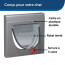 PetSafe 915SGIFD - Chatière Manuelle 4 Positions - Gris