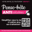Pense-bête anti-bébête