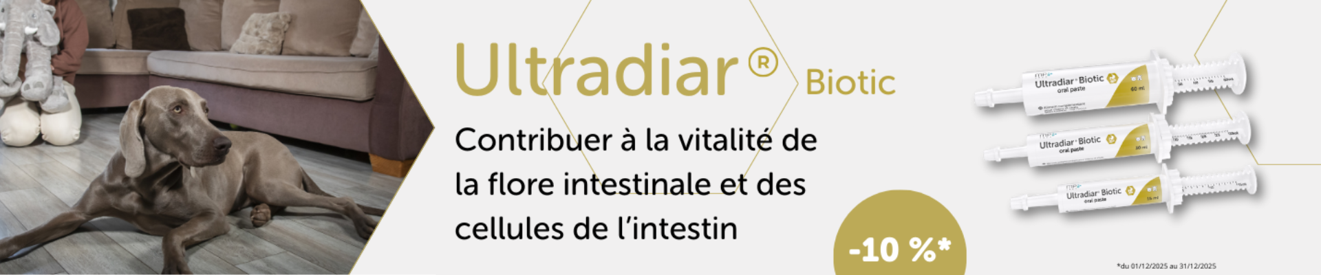 Bannière promotions Mp Labo Ultradiar Biotic