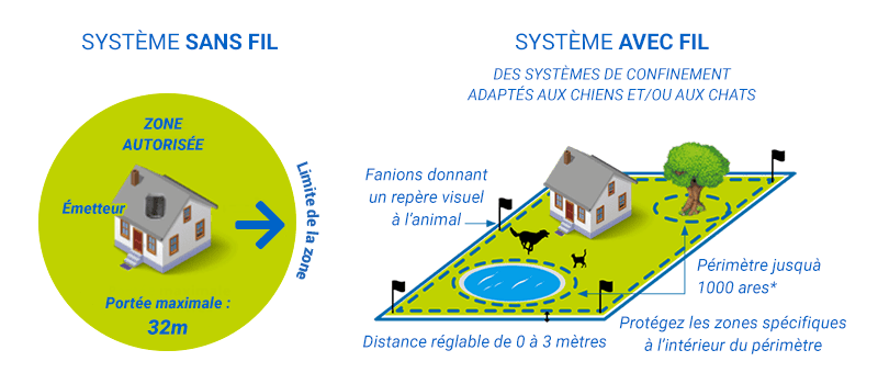 Image décrivant les systèmes anti-fugue sans fil et avec fil