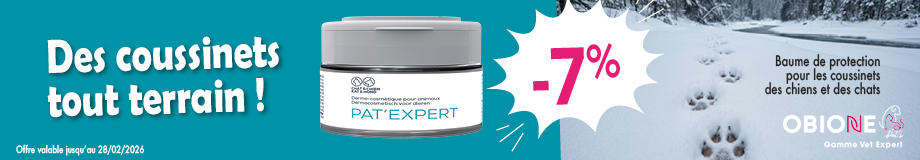 Pat'Expert en promo, des coussinets tout terrain