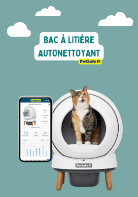Petsafe Smartspin Bac à Litière Autonettoyant Connecté