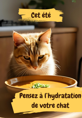 Hydratation chez le chat